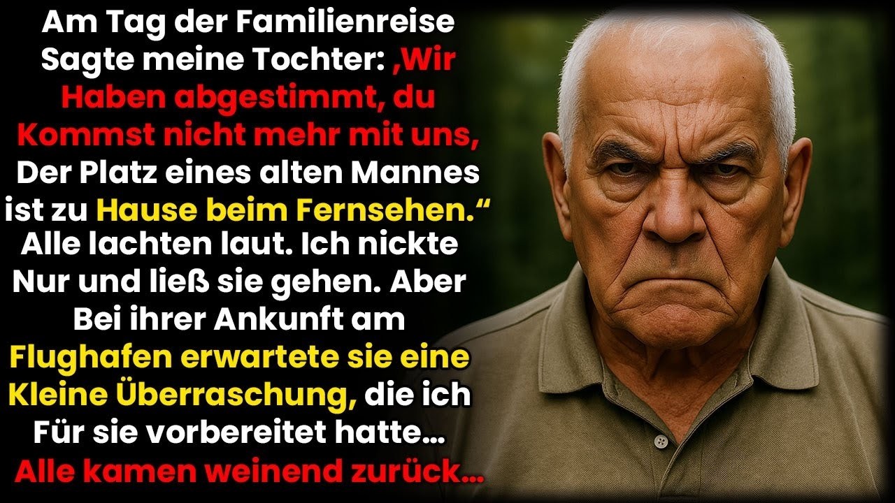 Wir haben gewählt, du kommst nicht mehr mit – Alte Leute sollen zu Hause bleiben und fernsehen!