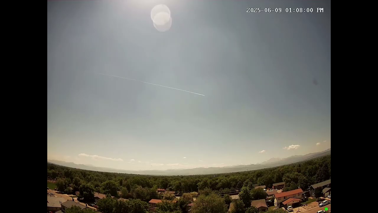 Longmont CO Timelapse — June 9, 2025 — Longs Peak