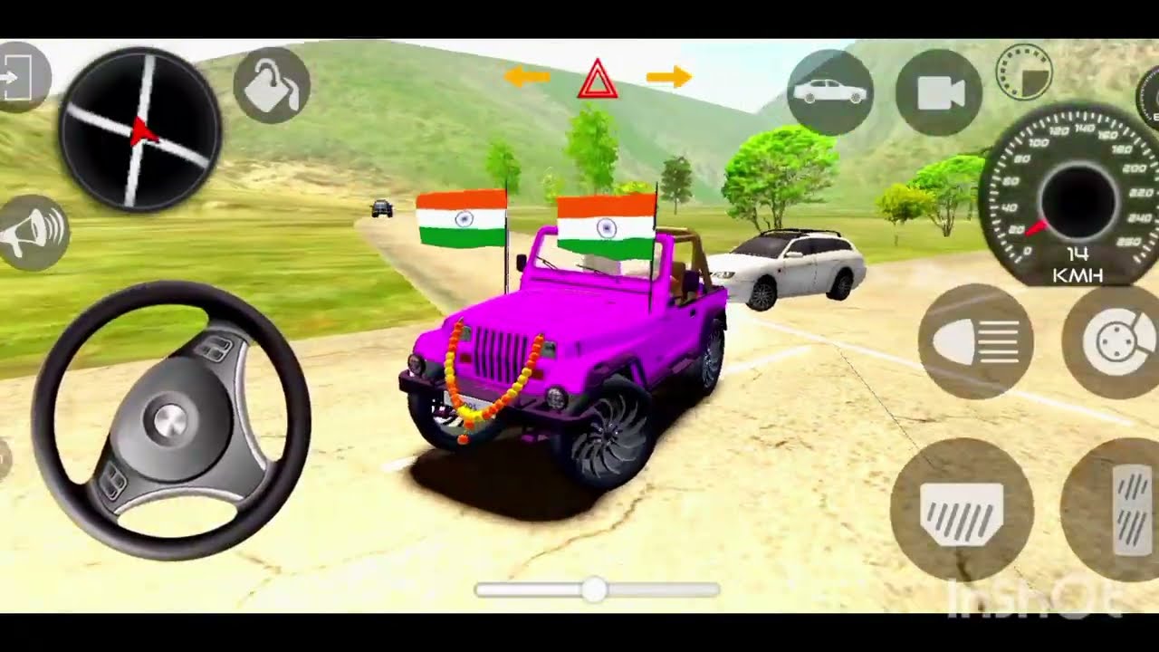 Thar gameplay video | indian car driving | car game