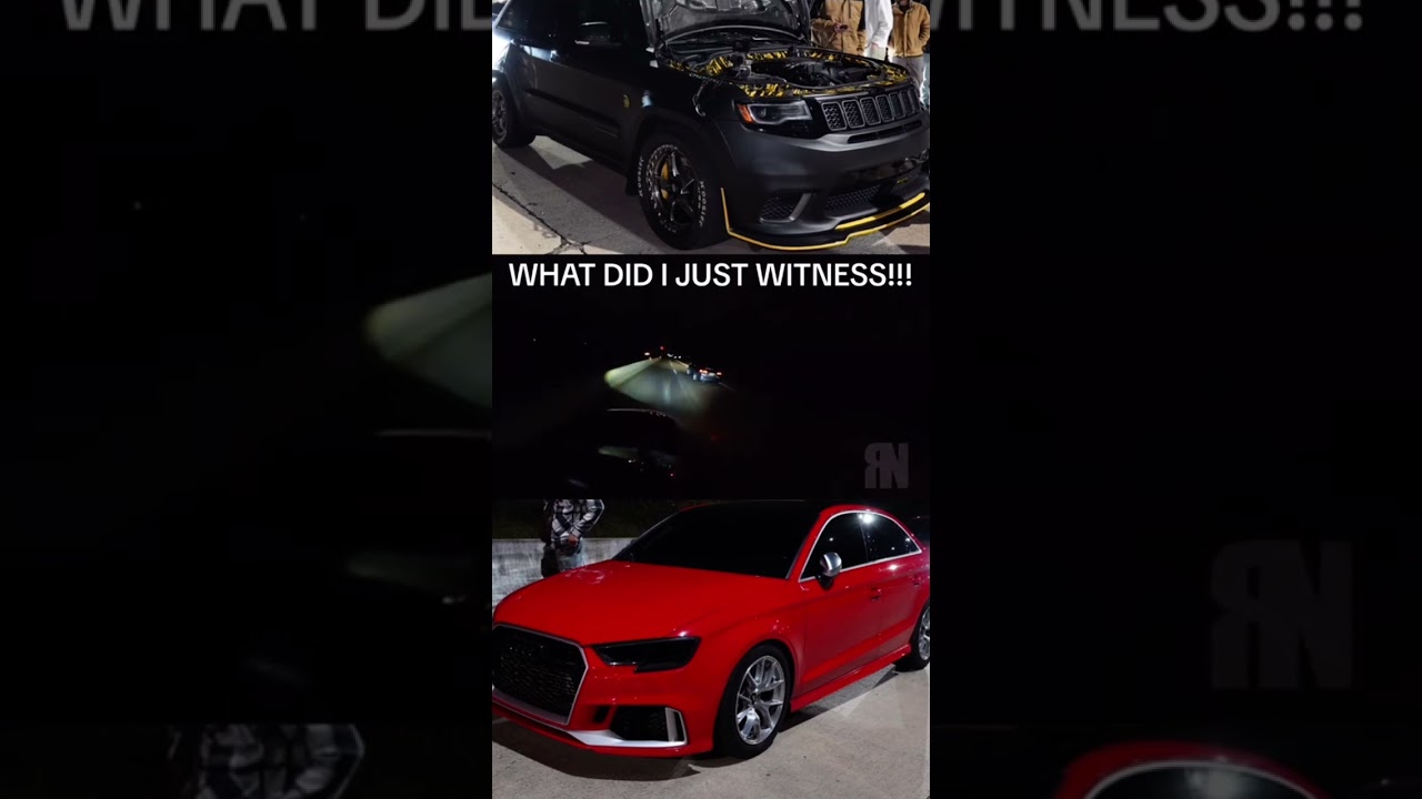 Big turbo RS3 VS Ported Blower Trackhawk