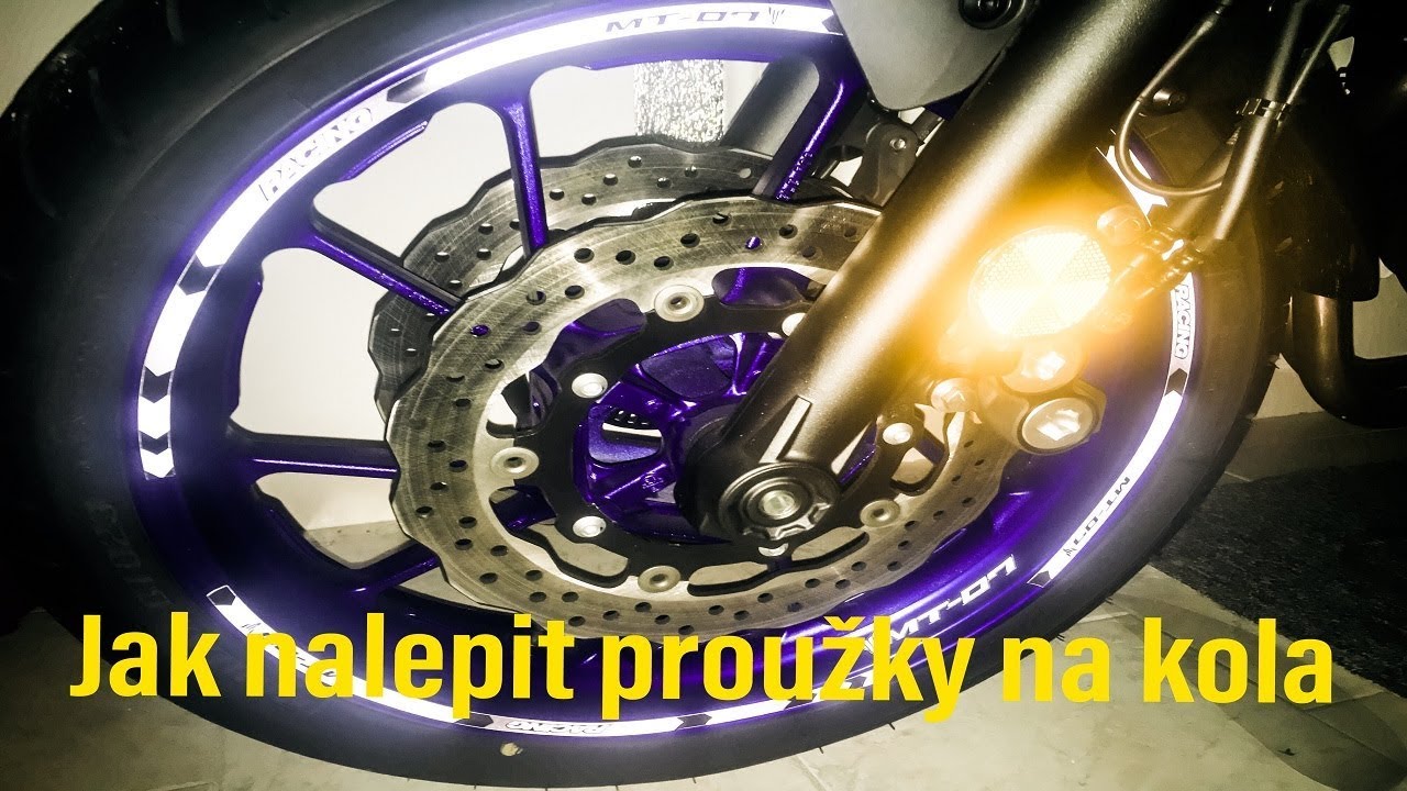 Jak nalepit proužky/pásky na kola