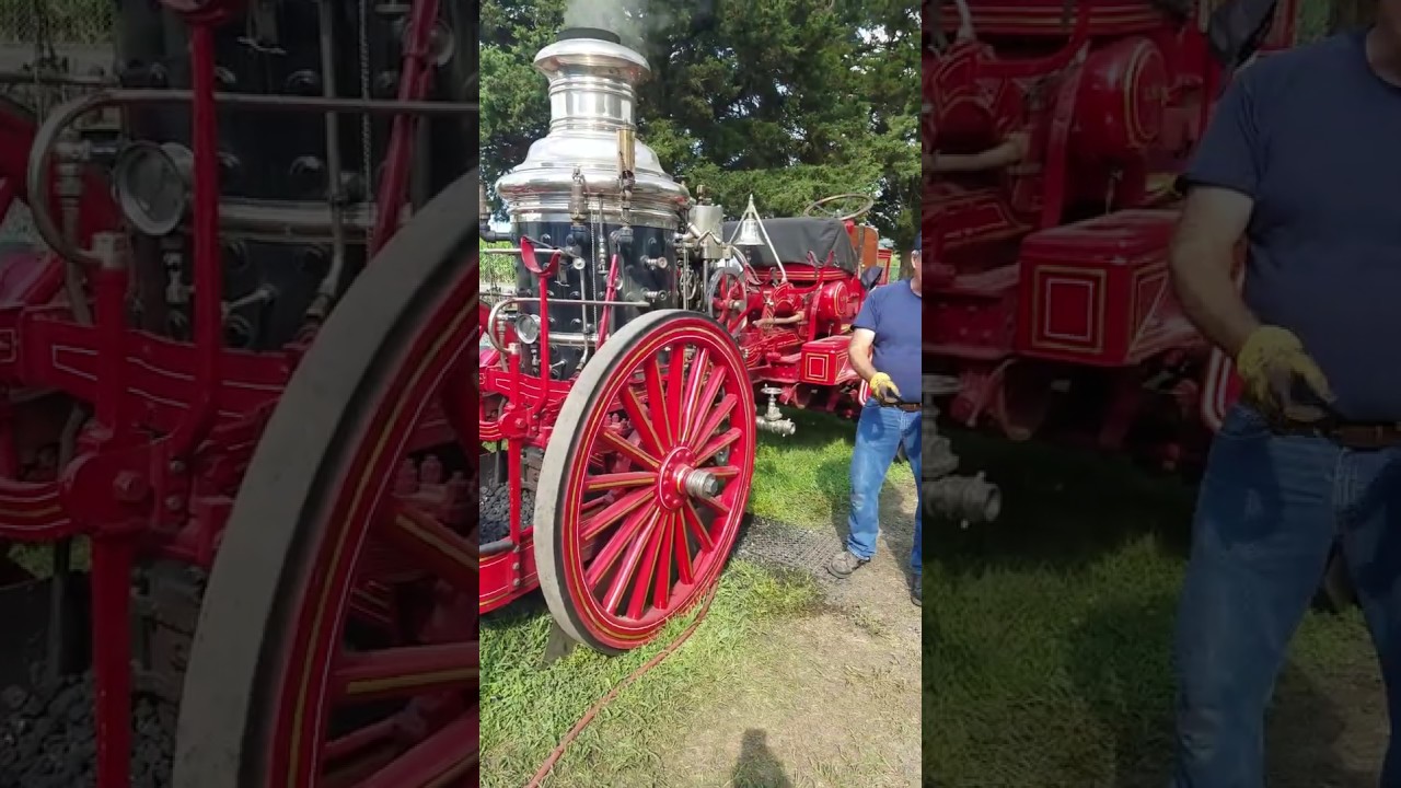 Fire Steam pumper from Rough & Tumble Kinzers PA steam show 2019