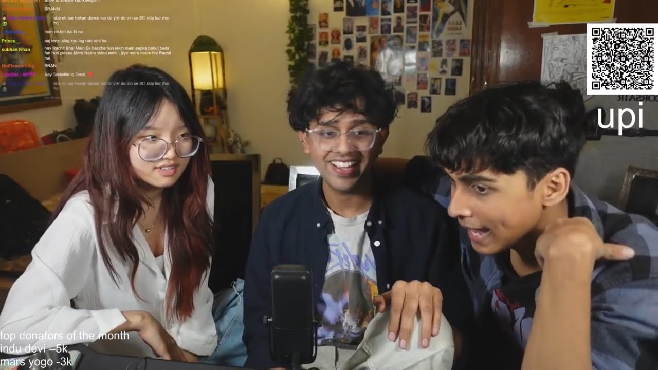 ≪🌹≫ rachitroo x gang stream≪🌹≫  rach x tenzi x desk