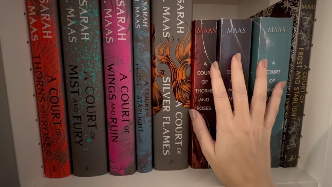 ASMR Lo-Fi  Bookshelf Tour | Tapping, Whispering, Page Flipping