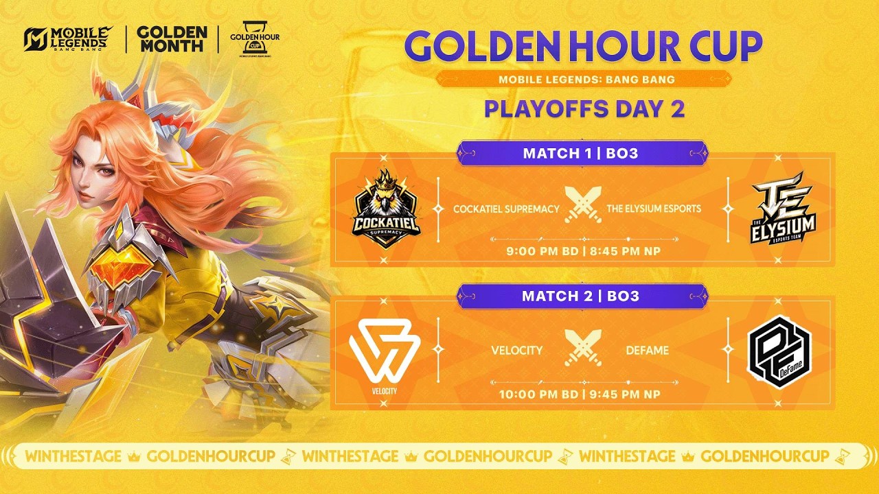 🔴 LIVE | PLAYOFFS DAY 2 - MLBB GOLDEN HOUR CUP 2026