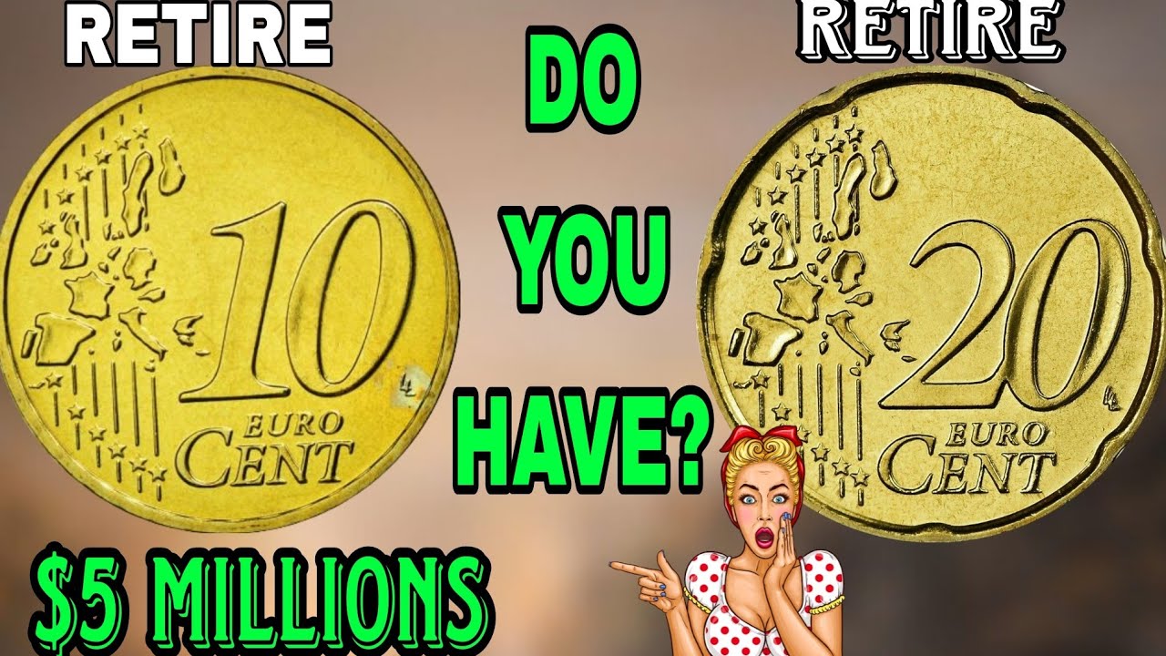 TOP 6 MOST VALUABLE 10 & 20 Euro Cent coins worth A lot of money coins worth money!