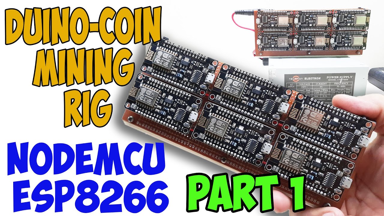How To Build Duino Coin Mining Rig Using NodeMCU ESP8266