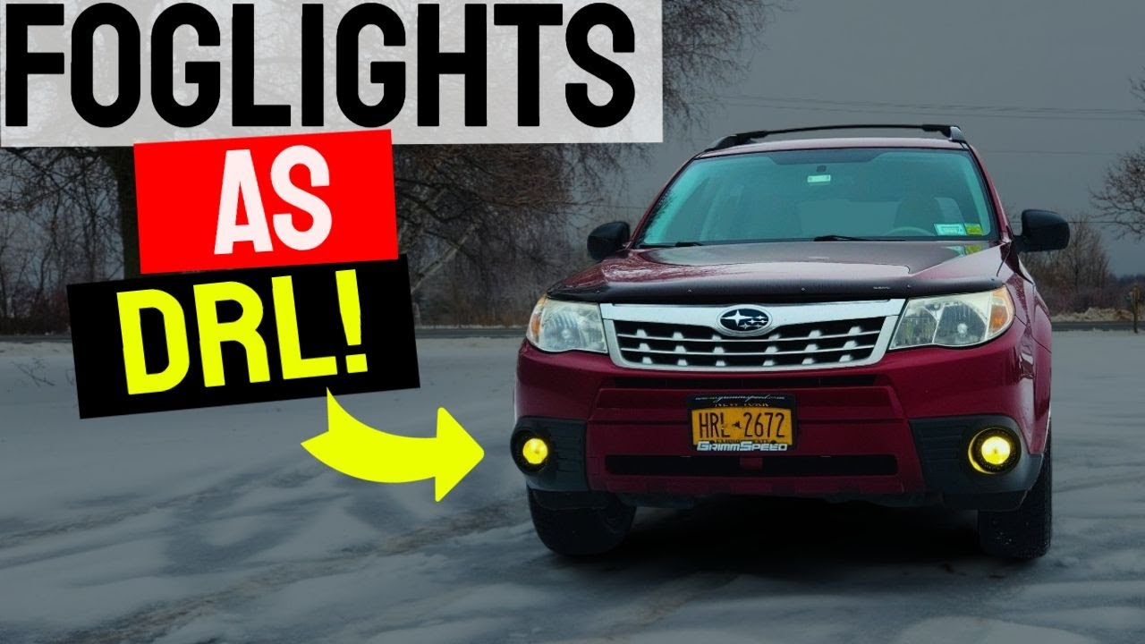 How To Wire Subaru Fog Lights As Daytime Running Lights (2012 Forester)
