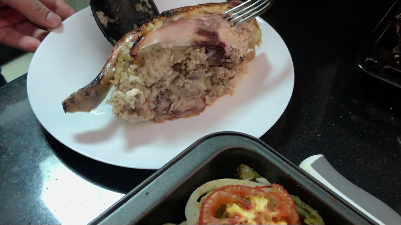 الفراخ المحشيةRice Stuffed Chicken