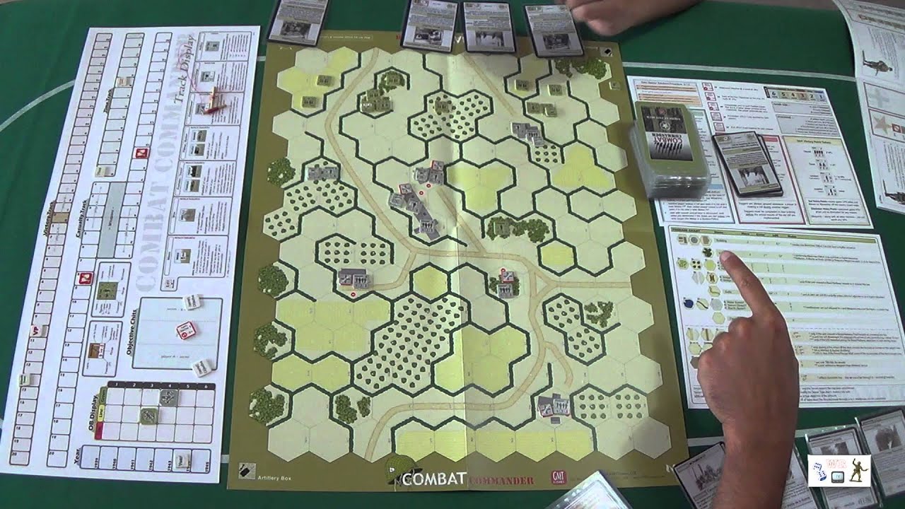 74.1.- Combat Commander Europe (GMT) : explicación de reglas (sesión de juego)