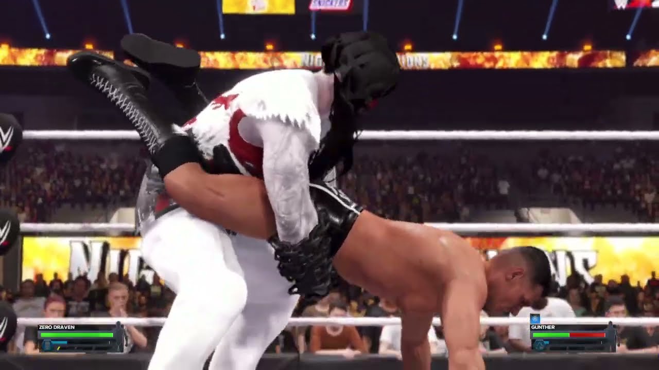 Zero Draven Vs. Gunther: MyRise | WWE 2K24