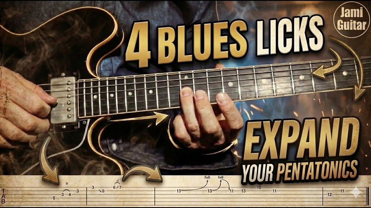 Master the Blues: 4 Licks to Expand Your Pentatonic Scale