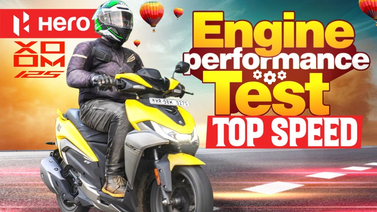 Hero Xoom 125 Engine Test 🔥 0-60 Time, Top Speed With Pillion & Engine Secrets
