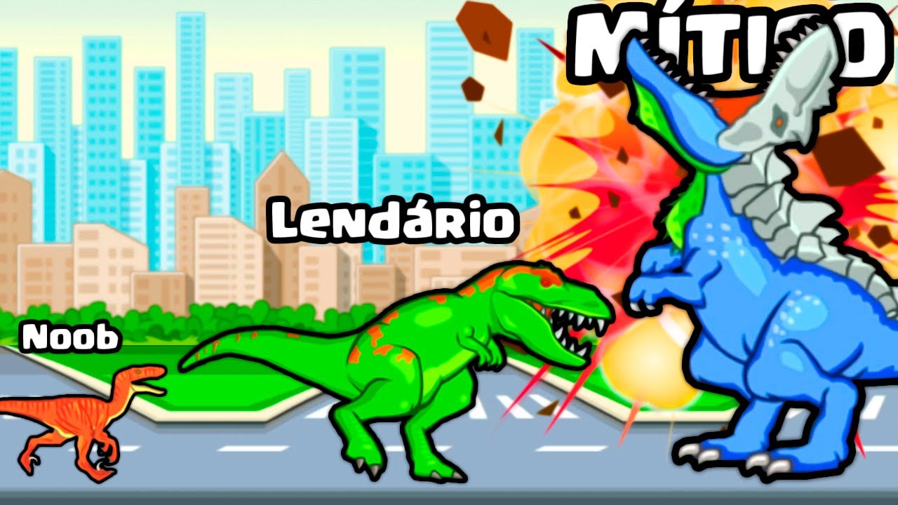 EVOLUA OS DINOSSAUROS PARA CONSEGUIR DESTRUIR AS CIDADES | Dinosaurs Terrorising the City