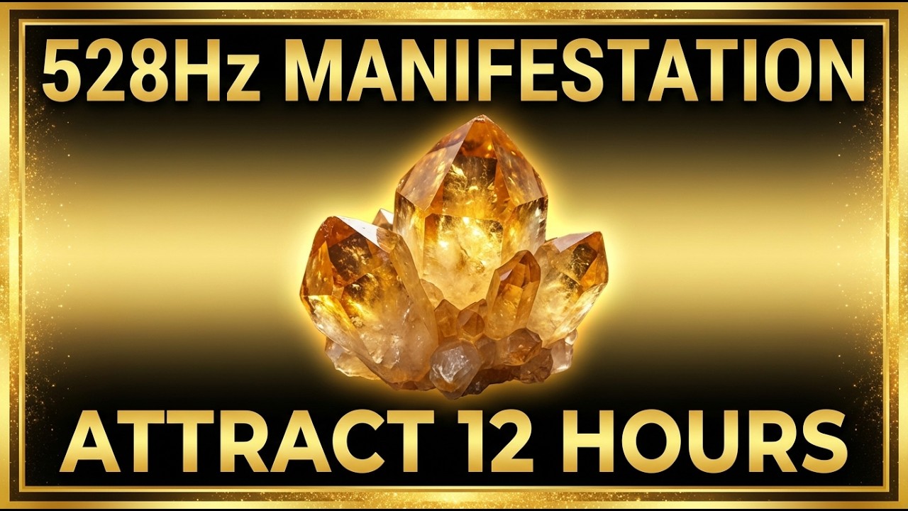 🔴 528Hz MANIFESTATION 12 Hours | Attract Miracles, Abundance & Prosperity LIVE