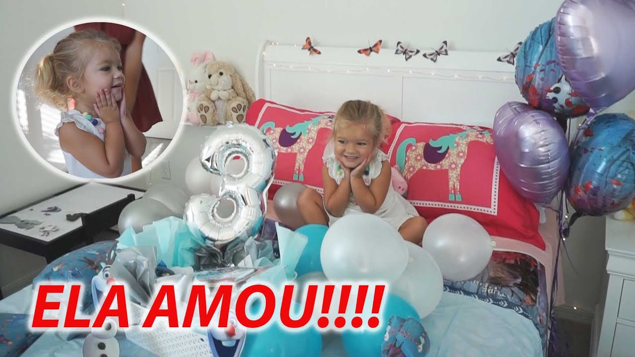 O ANIVERSÁRIO SURPRESA DA LULU DE 3 ANOS (ESPECIAL)