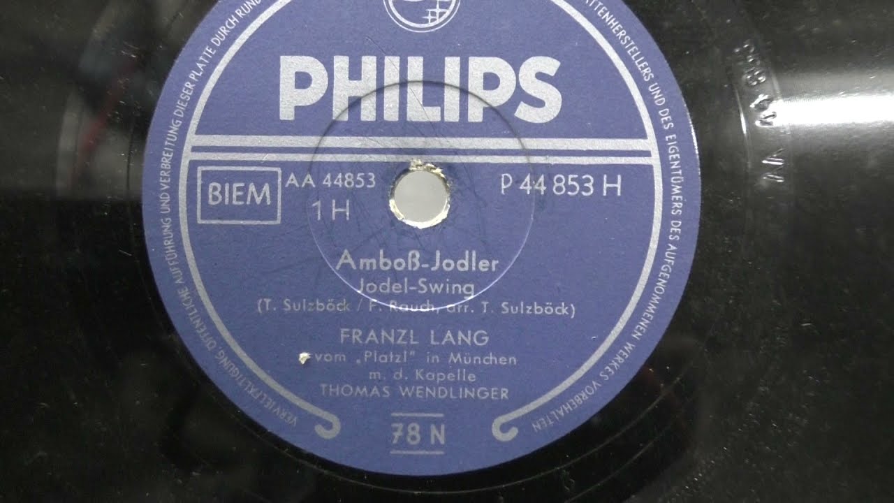 Franzl Lang: Amboss-jodler. (1956).