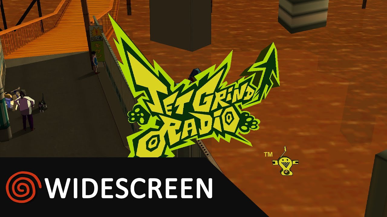 Jet Grind Radio - Sega Dreamcast - RetroArch Flycast widescreen 1080p60 『ジェット セット ラジオ』
