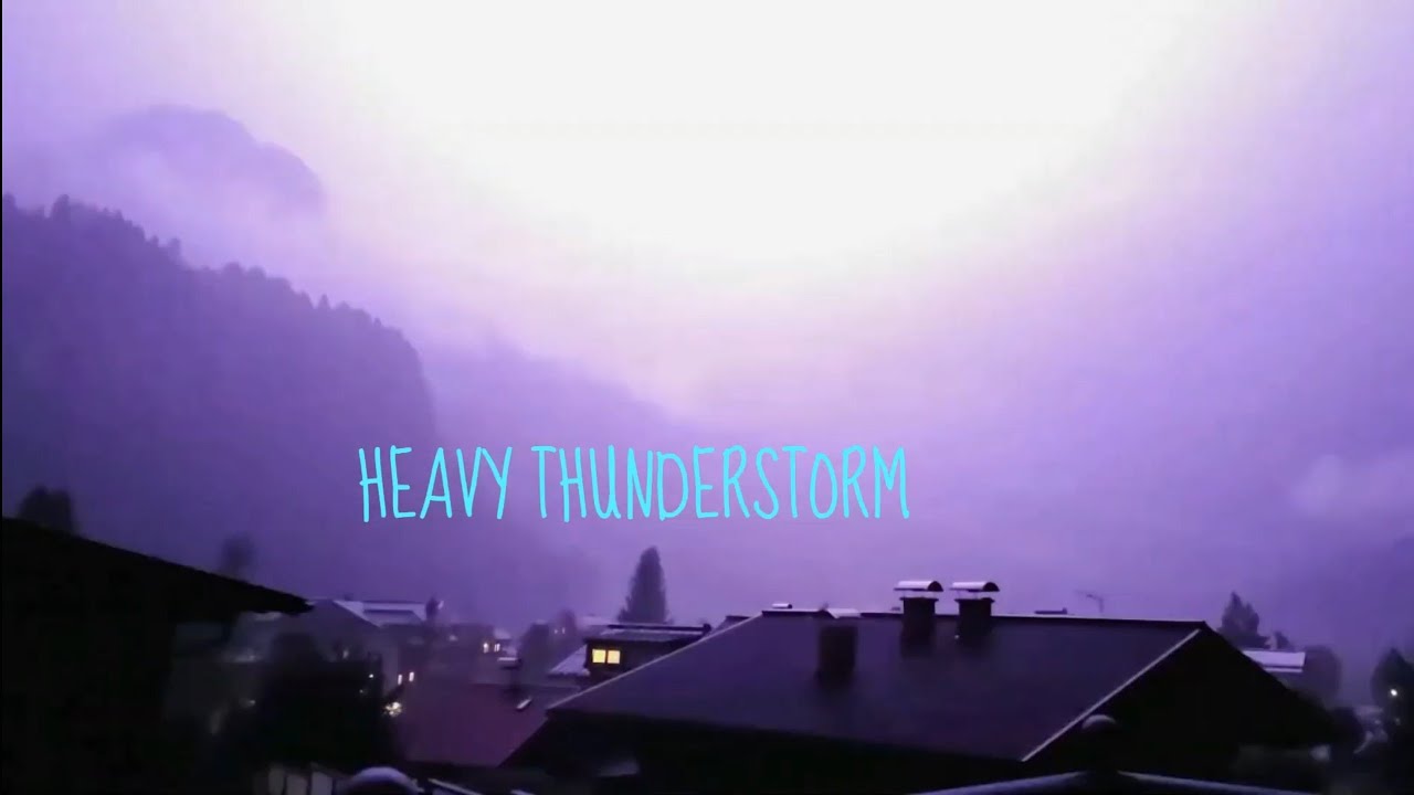 Best Relaxing Thunderstorm, Lightnings and Heavy Rain  REAL - CRAZY VIDEO      @SoundsOfGoodSleep