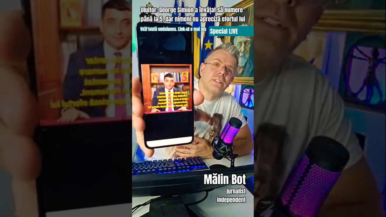 Uluitor: George Simion a &icirc;nvățat să numere p&acirc;nă la 5, dar nimeni nu apreciză efortul lui