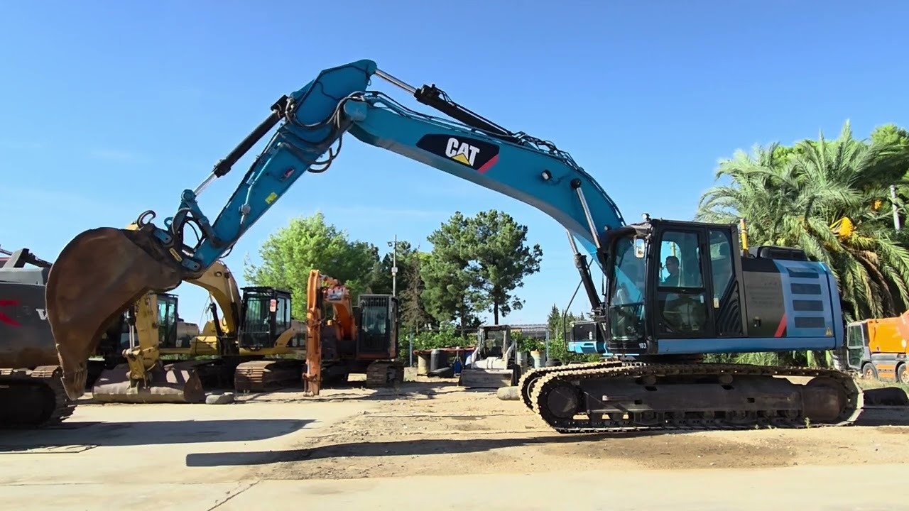 CATERPILLAR 320 EL con GPS 2D control de profundidad integrado. Grade Control.