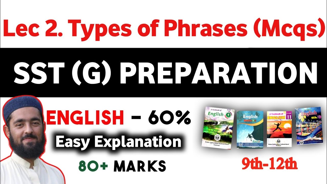 SST General Preparation KPPSC | 50 MCQs on Types of Phrases | Basics for SST (G)