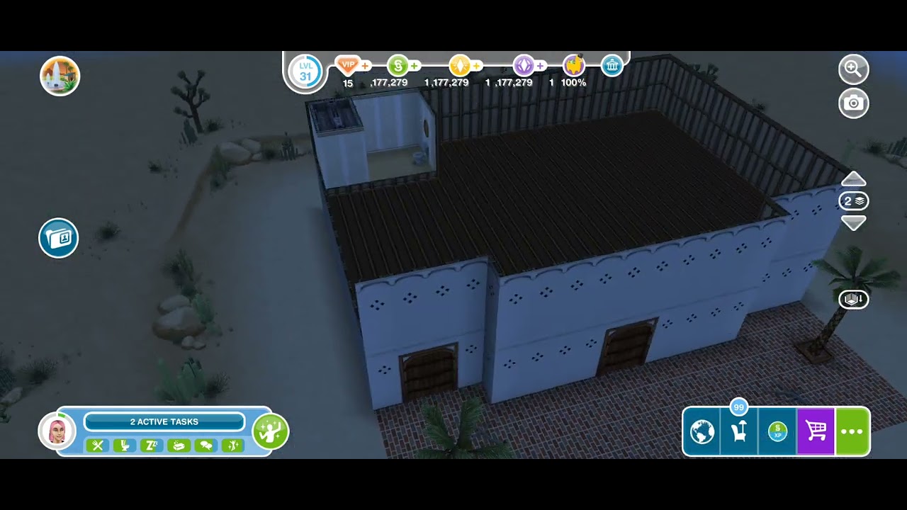 The Sims Freeplay Simspring Arid Apartment Day 1