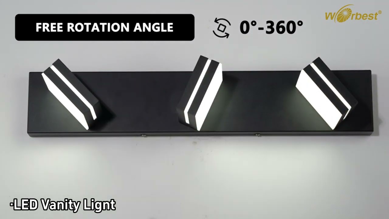 Worbest 360&deg; Rotatable LED Vanity Light