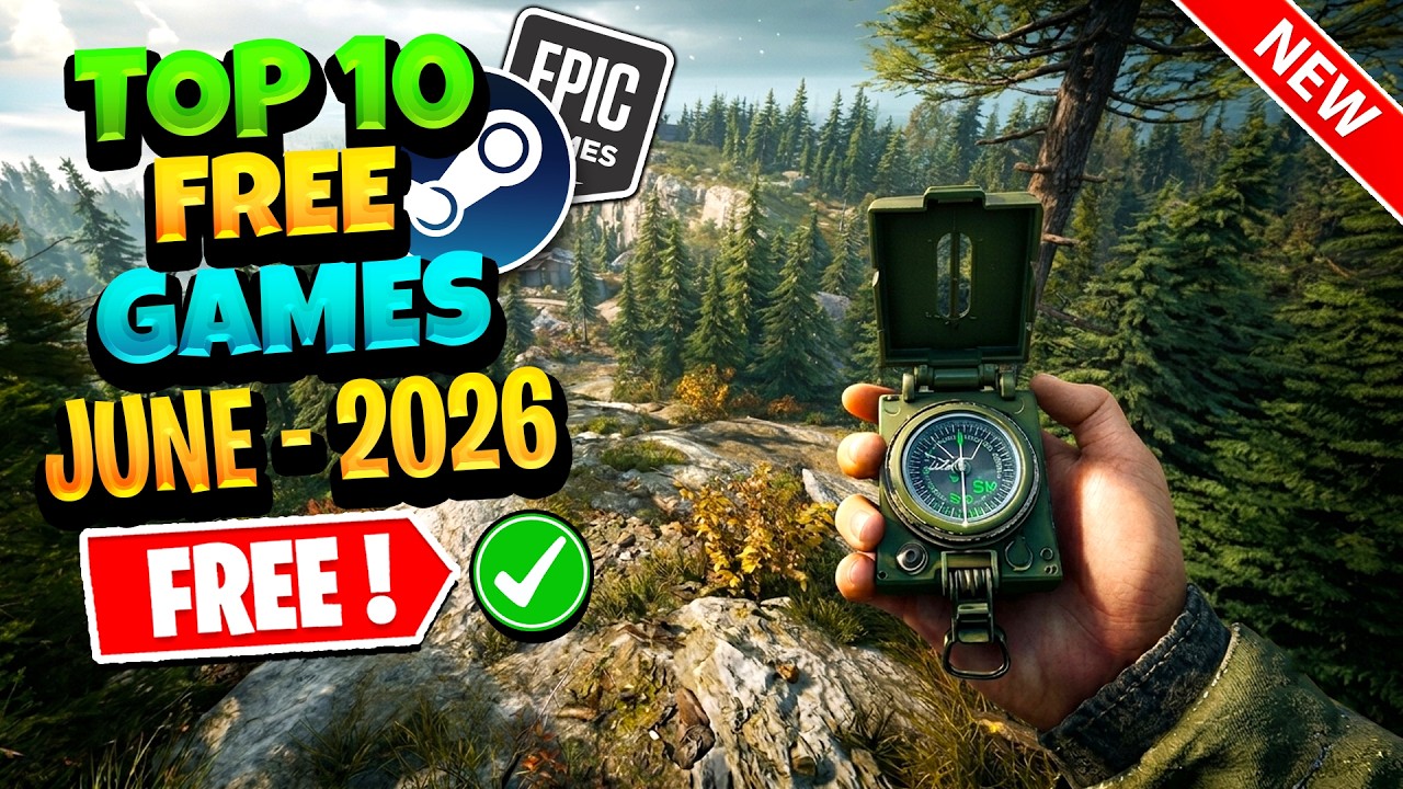 TOP 10 NEW FREE Steam Games to Play! (June 2026)