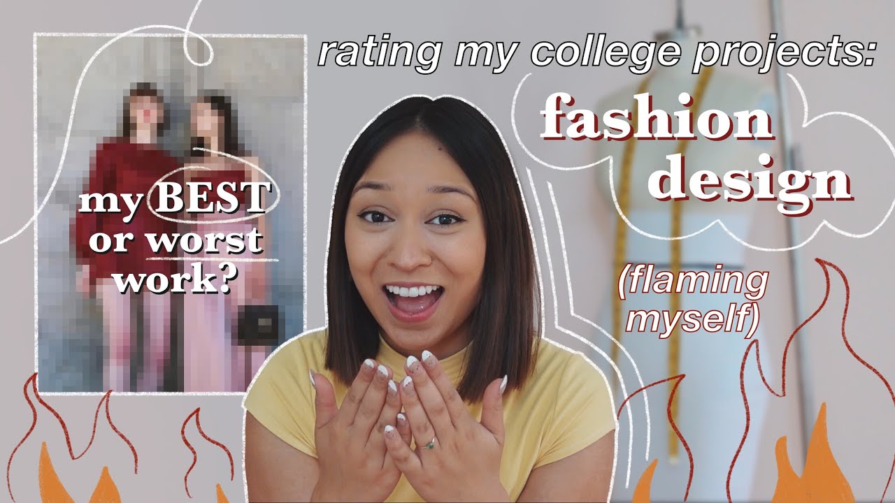 EVERYTHING I made during college (fashion design college portfolio) // College Experience Pt. 3