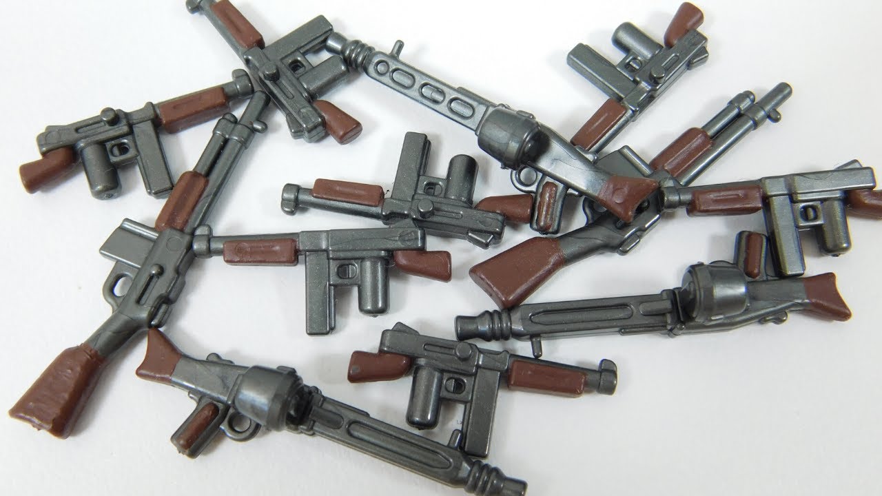 WWII LEGO Brickarms Step by Step Painting Tutorial