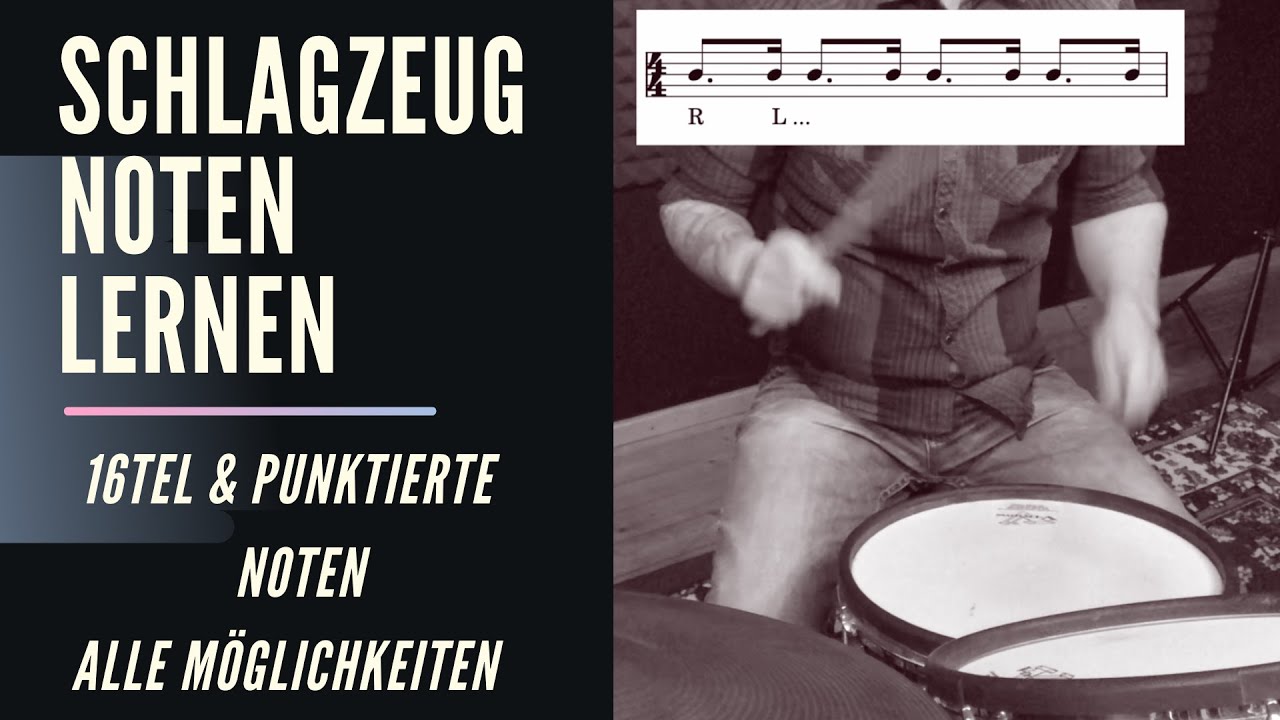 Wichtige Sechzehntelnoten-Formen für Schlagzeuger – So geht’s!
