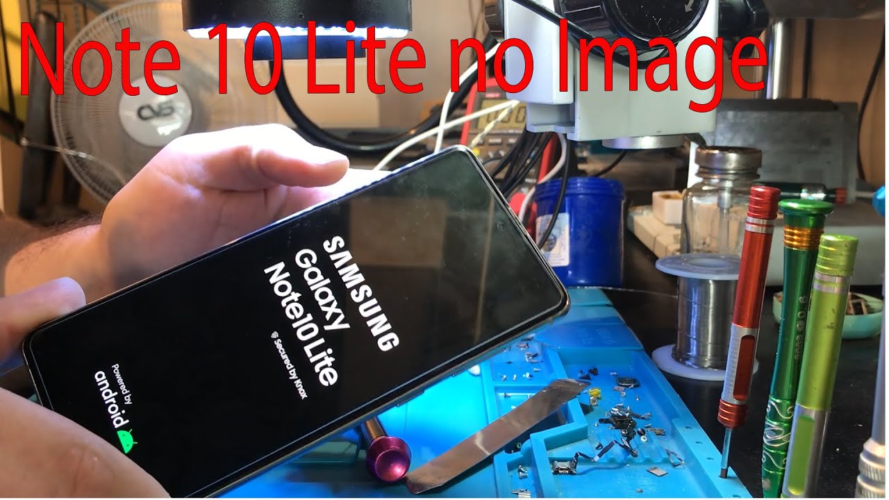 سامسونج نوت 10 لايت لا يوجد صورة