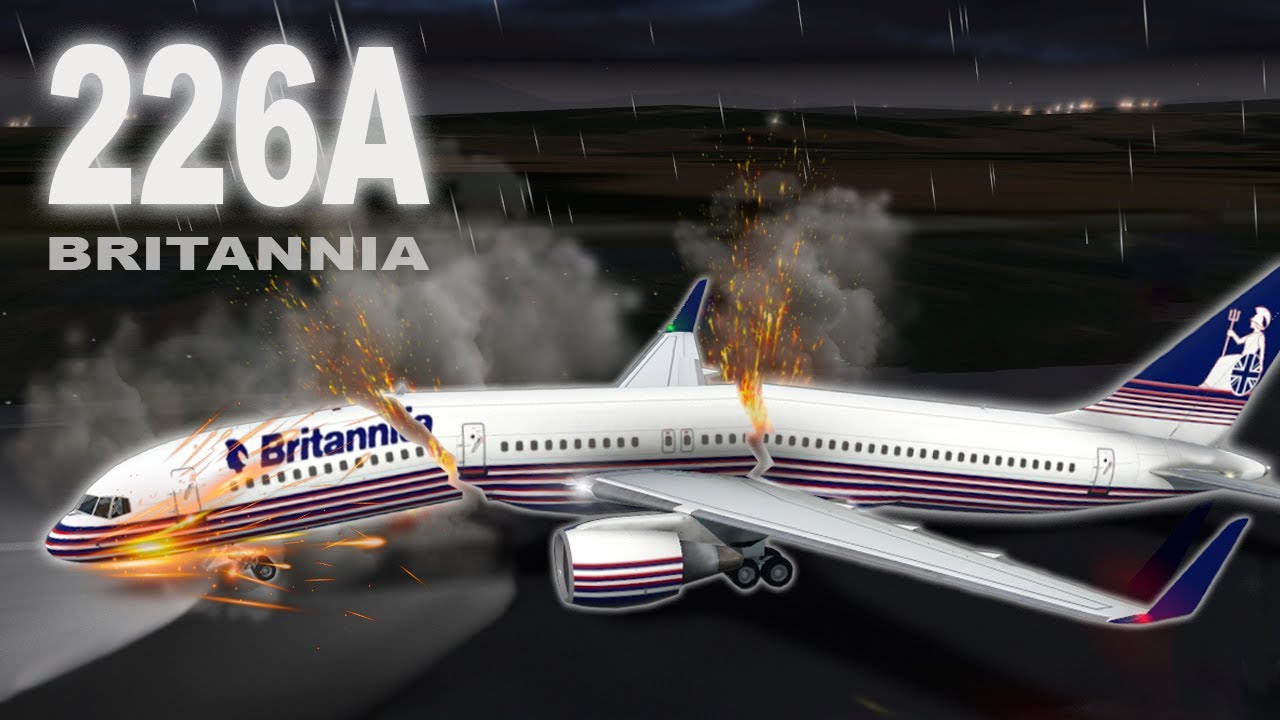 A GÉP DARABOKRA TÖRT A LANDOLÁSNÁL – A Britannia 226A tragikus éjszakája