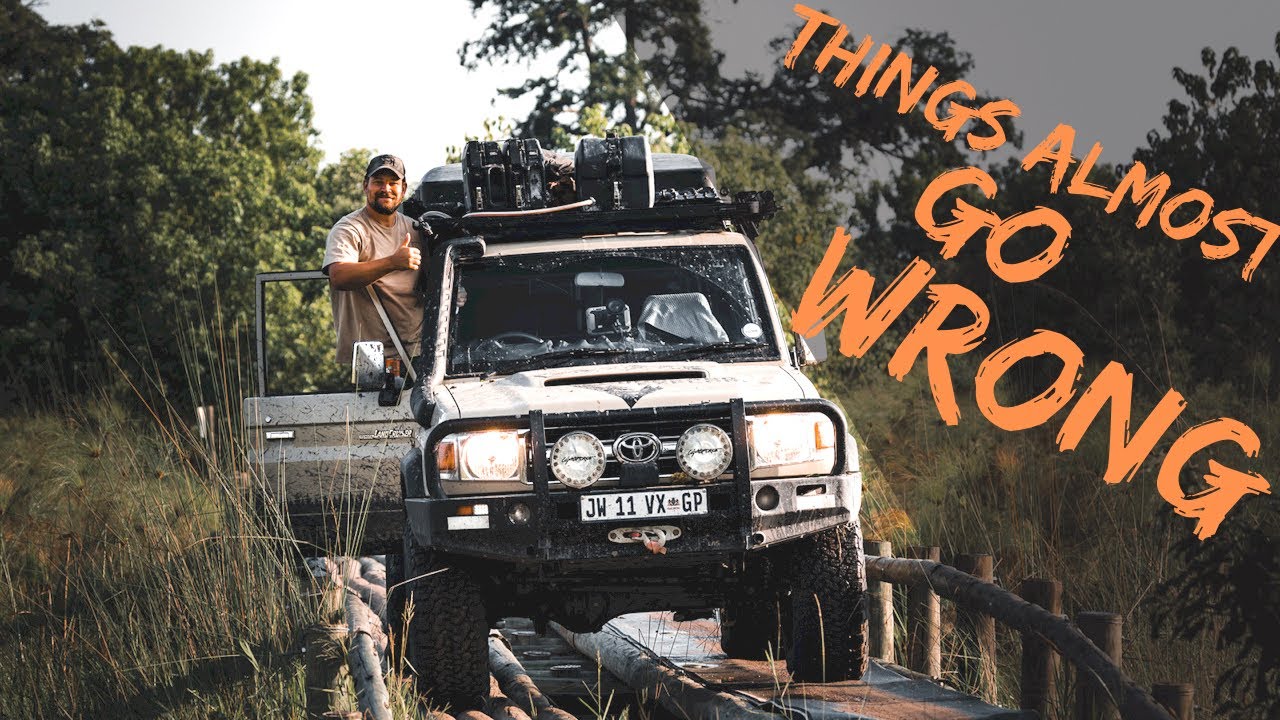 По суше Ботсваны |EP 5| - Кхвай Магото – эпические переезды через реки на внедорожниках 4x4.