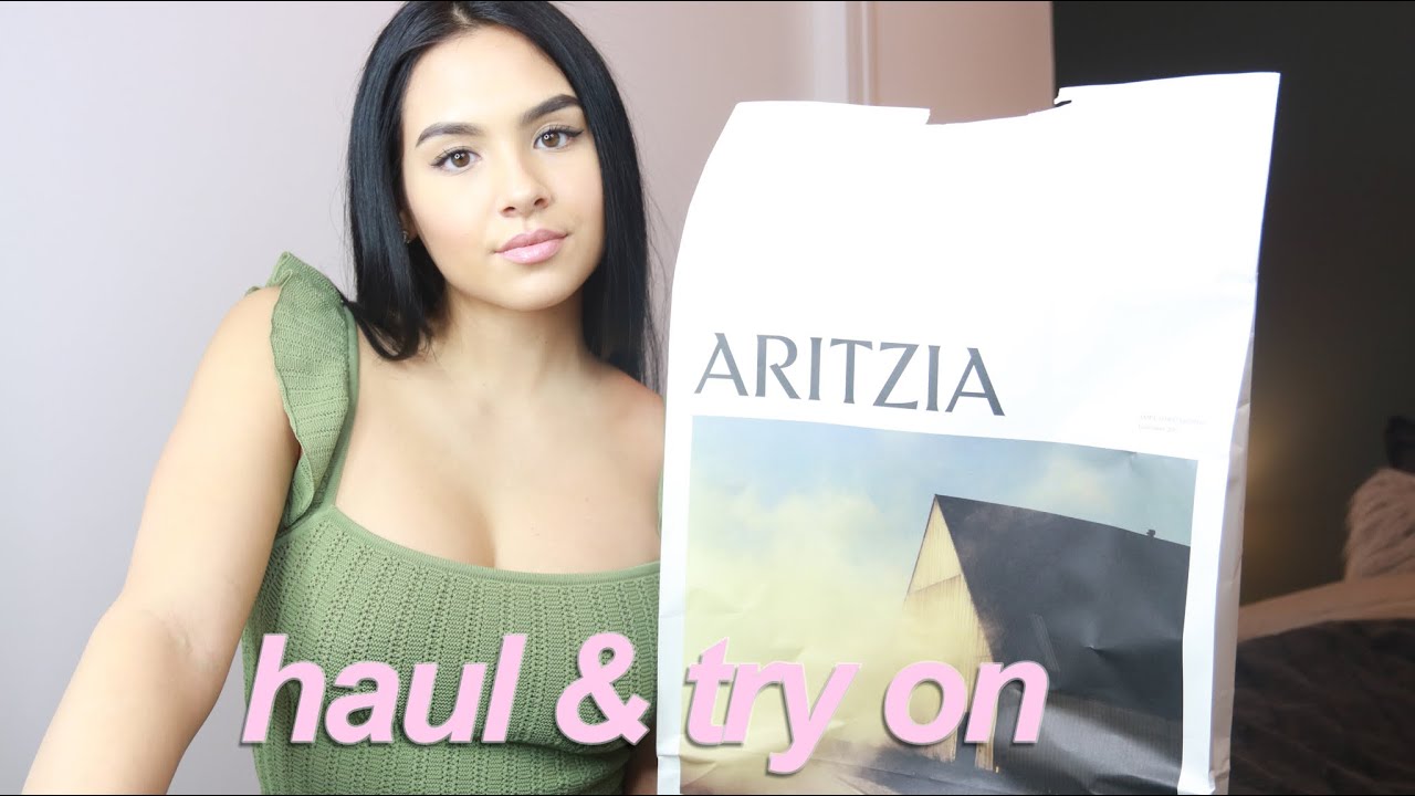 Aritzia spring outfit haul & try on 💛