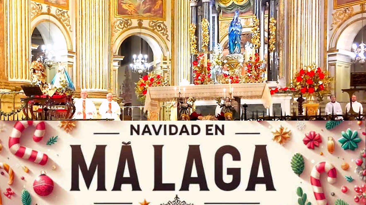 What Happens After Midnight on Christmas Night at Malaga Cathedral, Spain