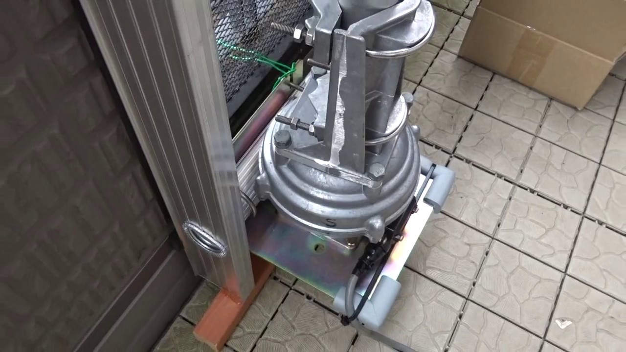 ベランダにローテーター