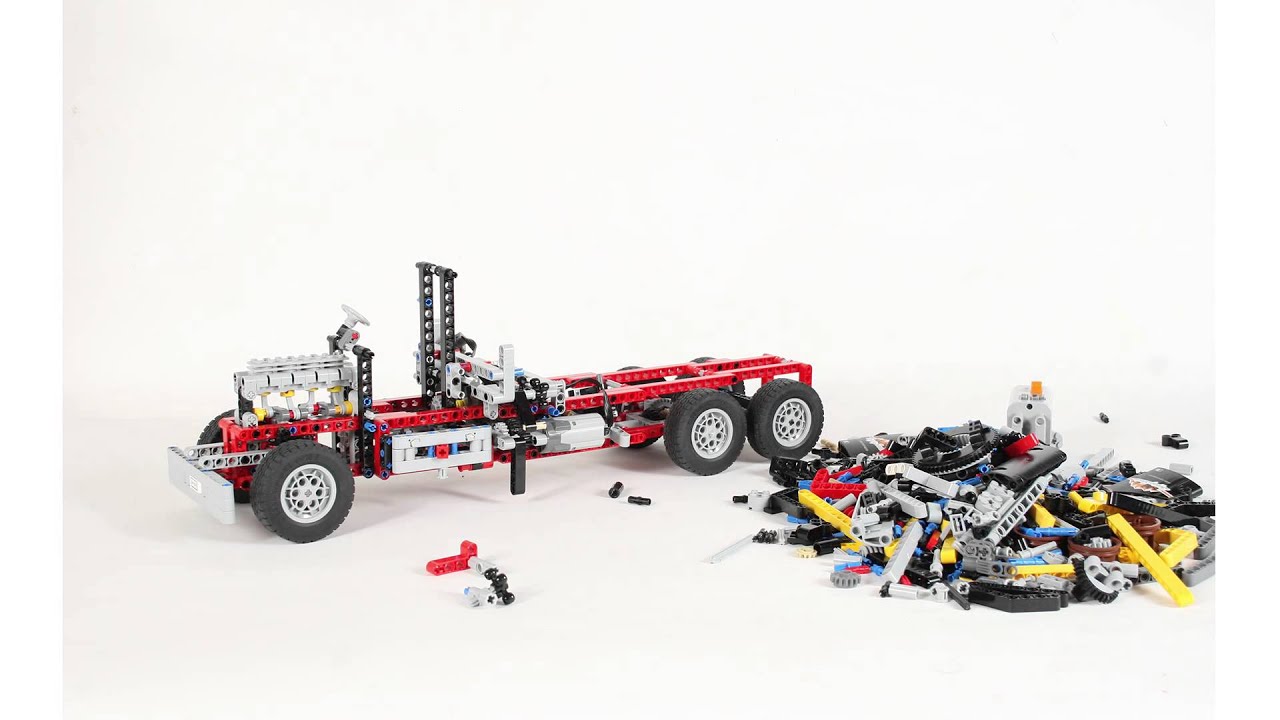 Lego 9397 Logging Truck - Stop Motion Disassembly