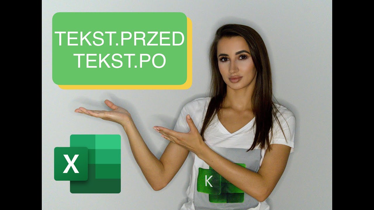 Praca z tekstem w Excelu – funkcja TEKST.PRZED i TEKST.PO