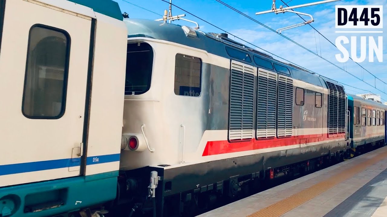 LA D445 INTERCITY SUN IN CORSA VERSO LA CALABRIA!