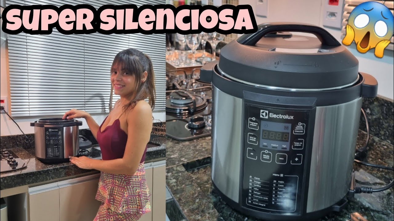 COZINHANDO NA PANELA DE PRESSÃO ELÉTRICA / PANELA DE  PRESSÃO ELÉTRICA ELECTROLUX PCC20