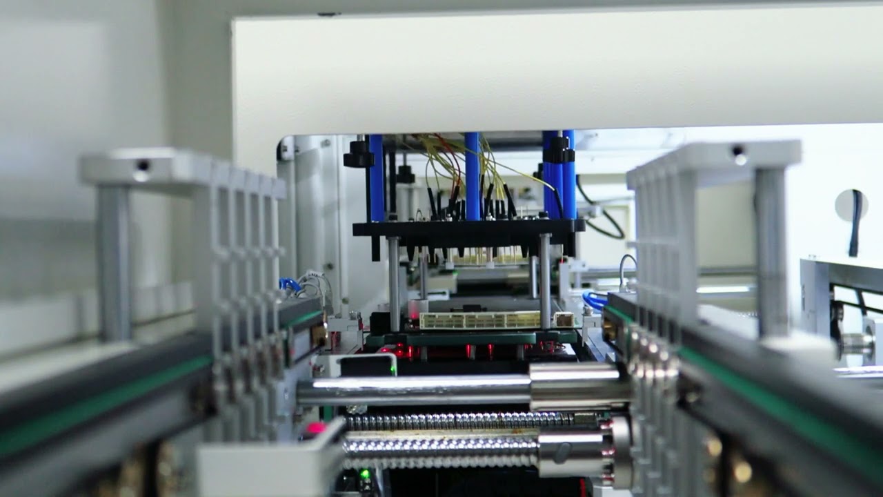 Inline ICT+FCT test system NG unload