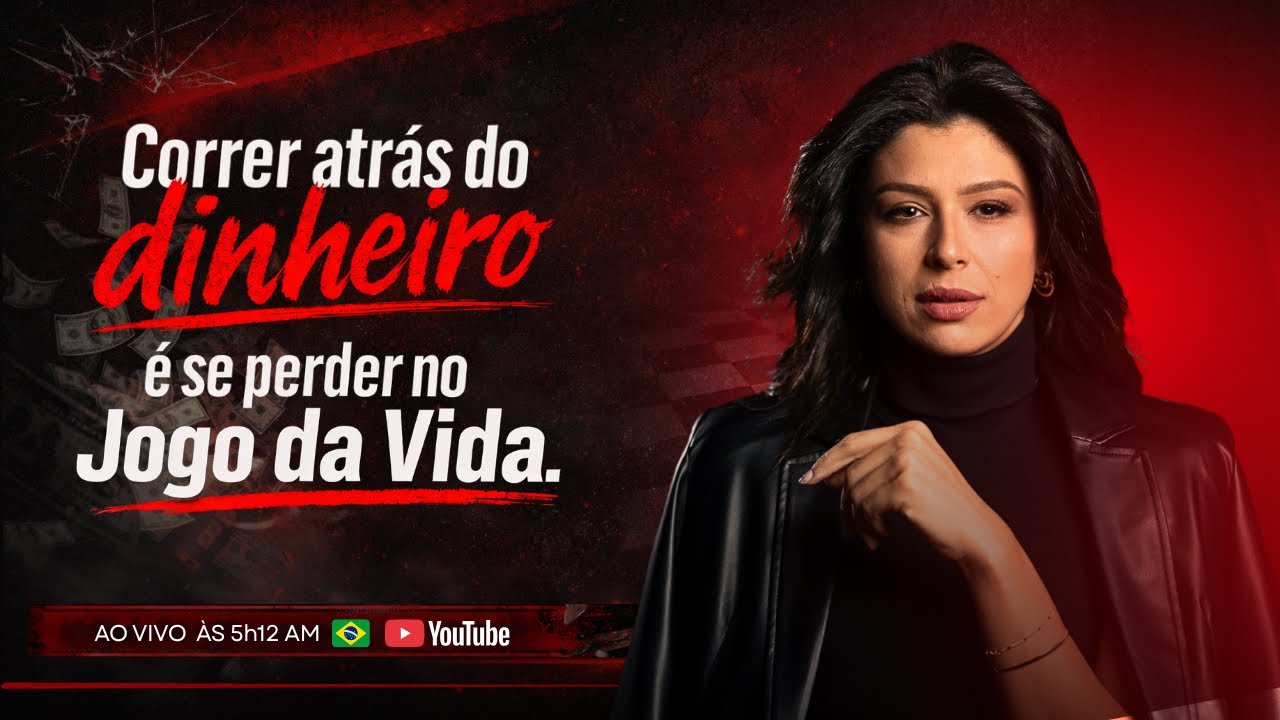 Correr atrás do dinheiro é se perder no jogo da vida | 24/02 às 5h12 com Débora Sellane ao vivo 