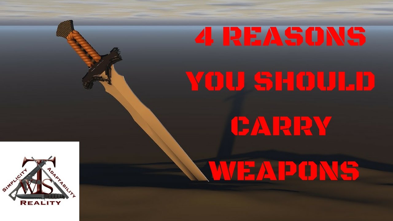 4 Reasons to Carry Weapons