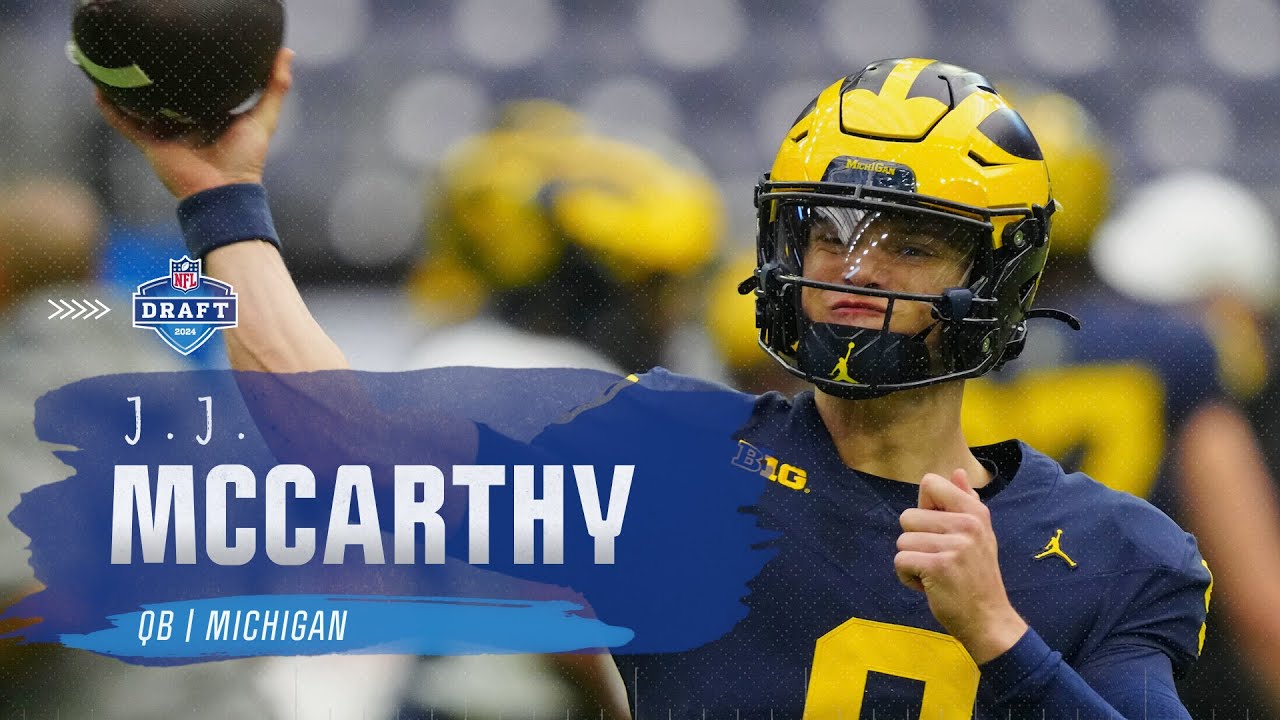 J.J. McCarthy Highlight Reel | 2024 NFL Draft