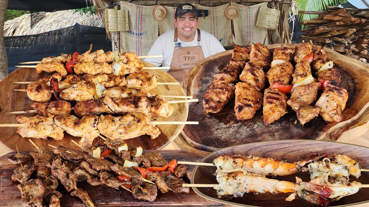 ✅️Receta completa de PINCHOS o BROCHETAS con mejor sabor paso a paso ✅️