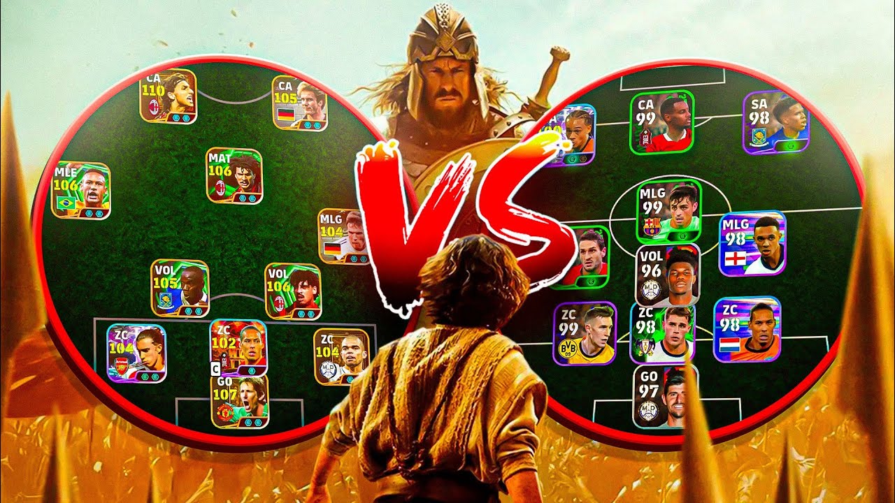 Davi X Golias / A melhor Partida de Noob a Global eFootball 26 Mobile
