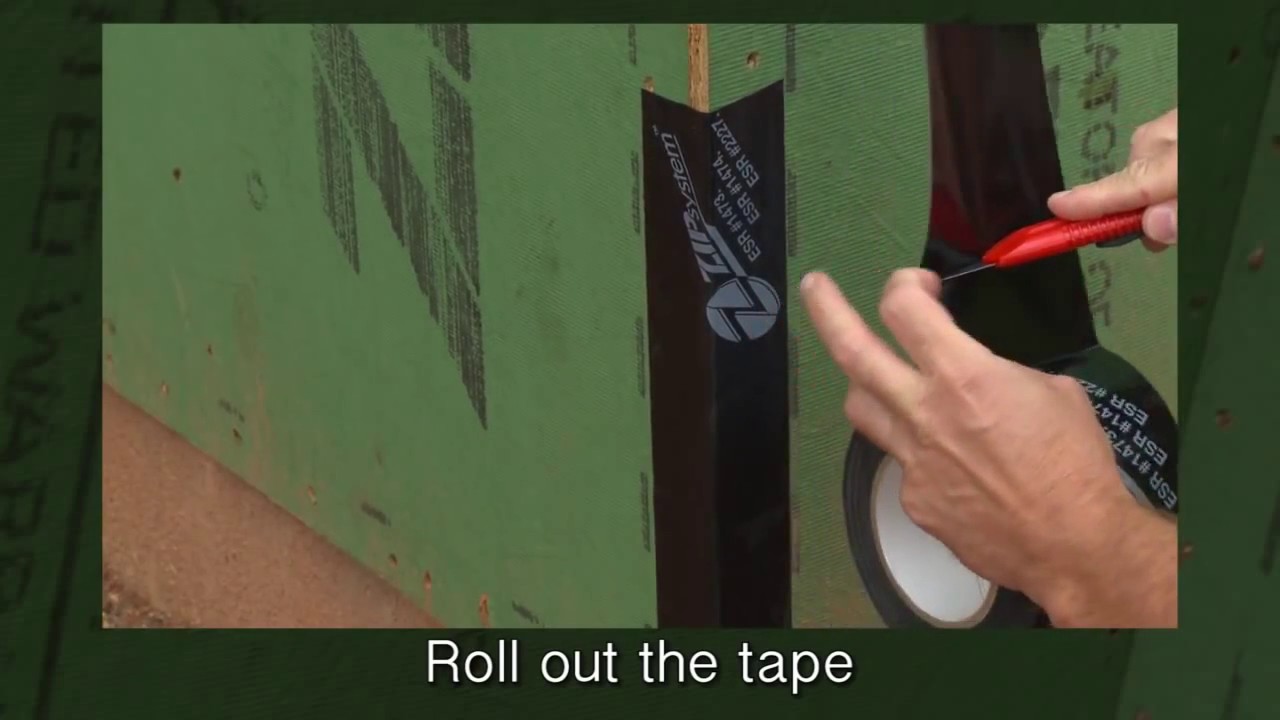 ZIP System - Taping outside corners