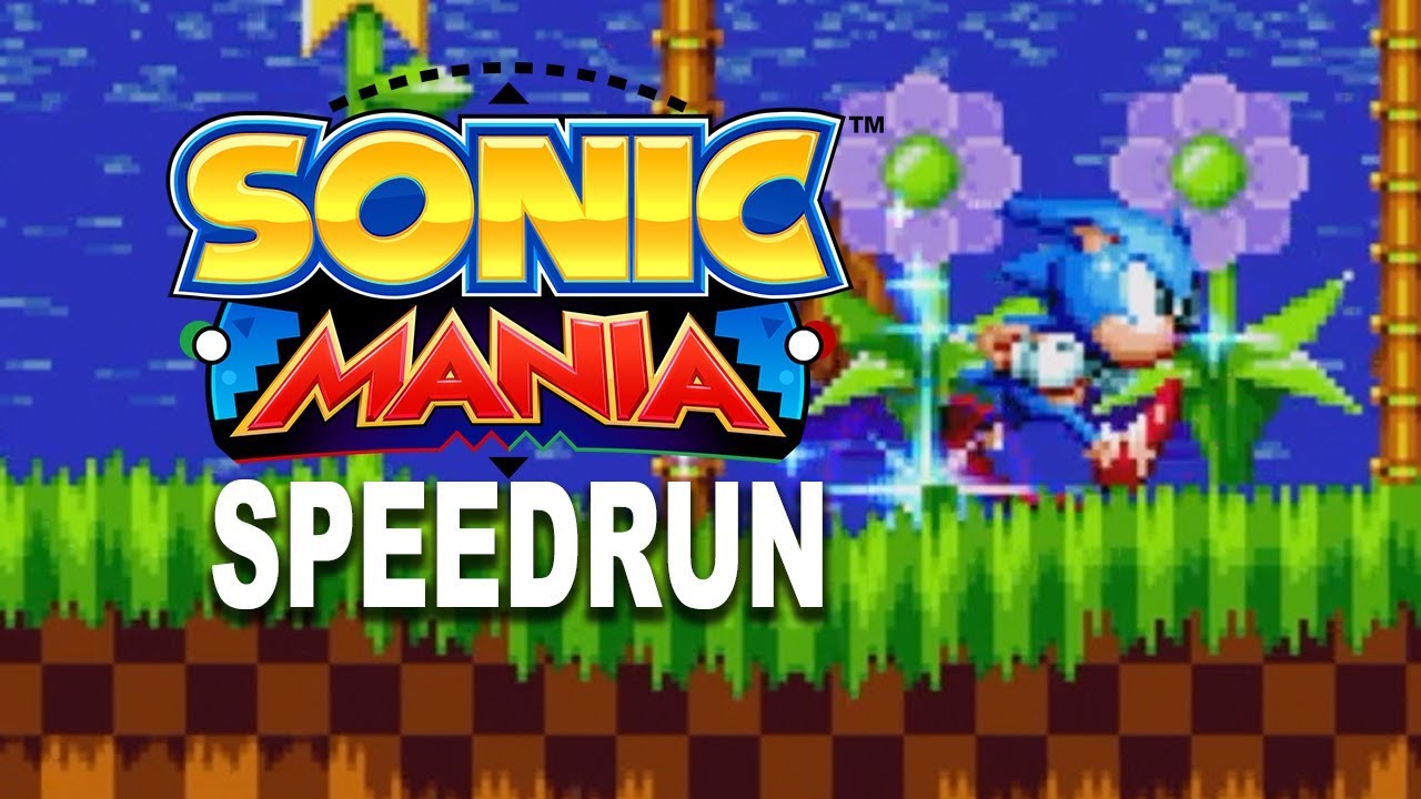 Sonic Mania: world's first speedrun! PS4 Time Attack gameplay